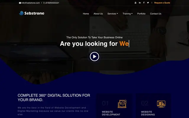 Sebstrone website