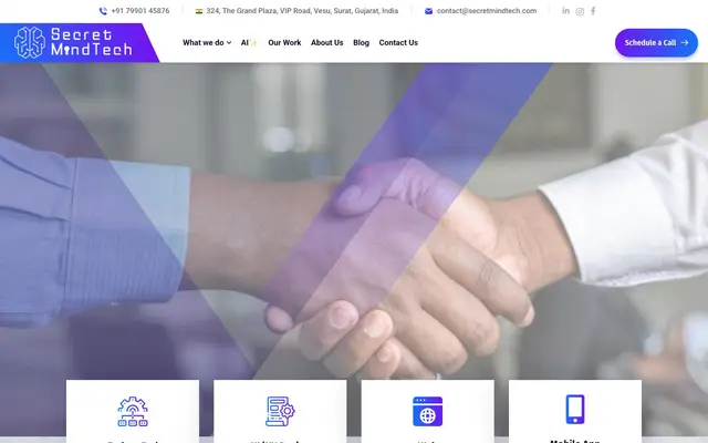 Secret MindTech India website