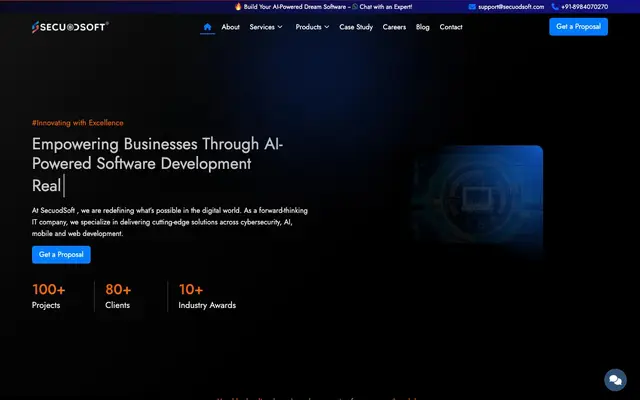 Secuodsoft Technologies Private Limited website