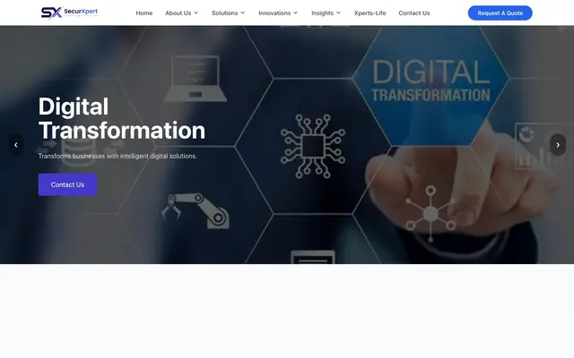 SecurXpert Technologies Pvt. Ltd. website