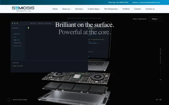 Semiosis Software Private Limited website