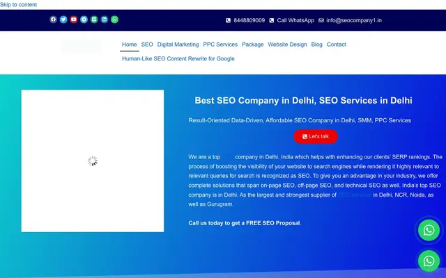 SEO Company #1 SEO services in Delhi website