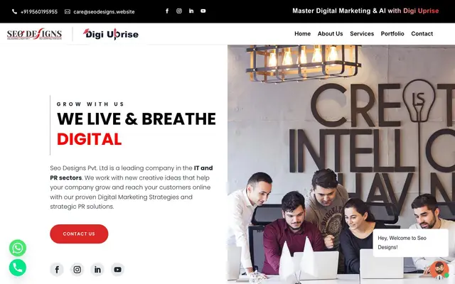 Seo Designs Pvt. Ltd website