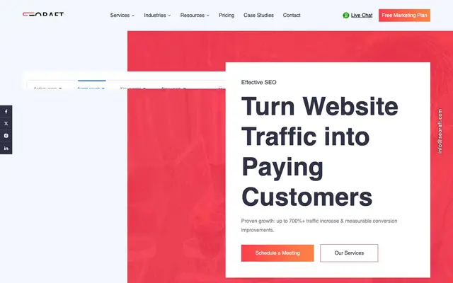 SeoRaft website