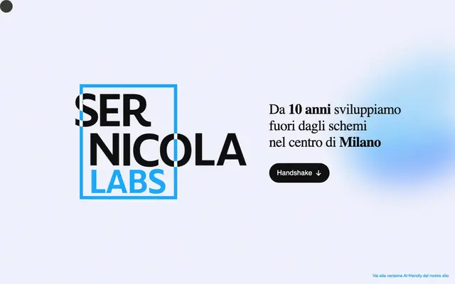 Sernicola Labs Srl website