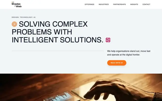 Shades of Web website