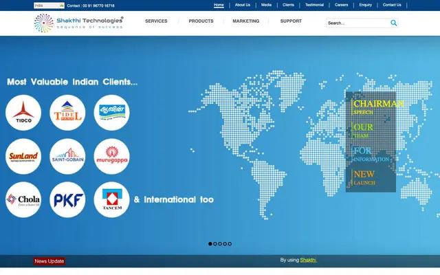 Shakthi Technologies website
