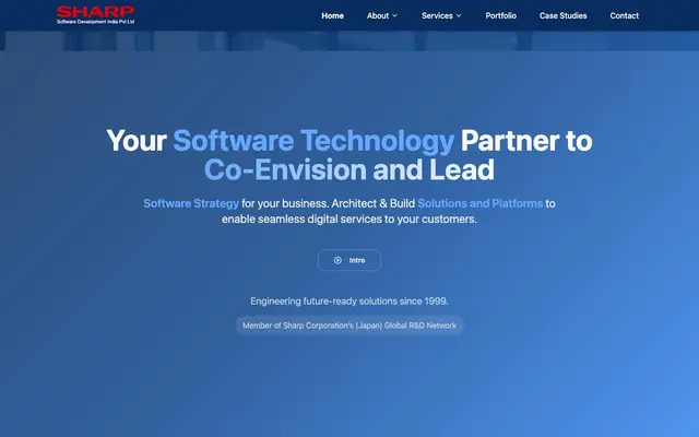 SHARP Software Development India Pvt. Ltd. website