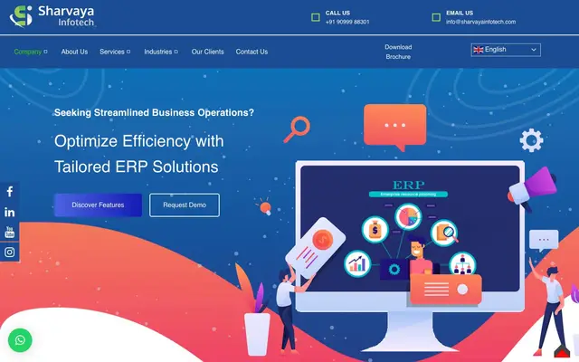 Sharvaya Infotech website