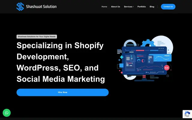 Shashwat Solution website
