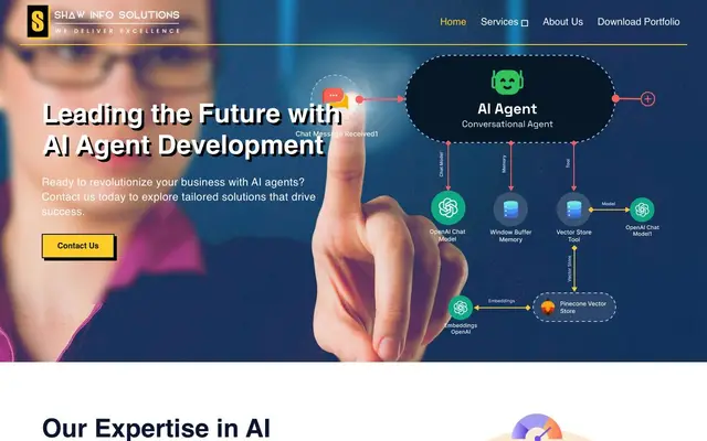 Shaw Info Solutions website