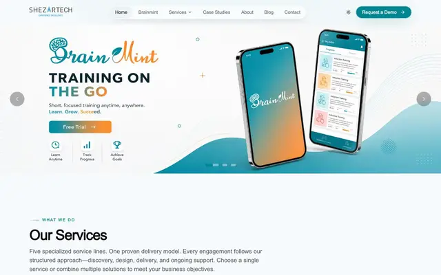 Shezartech website