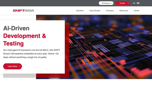 SHIFT ASIA website