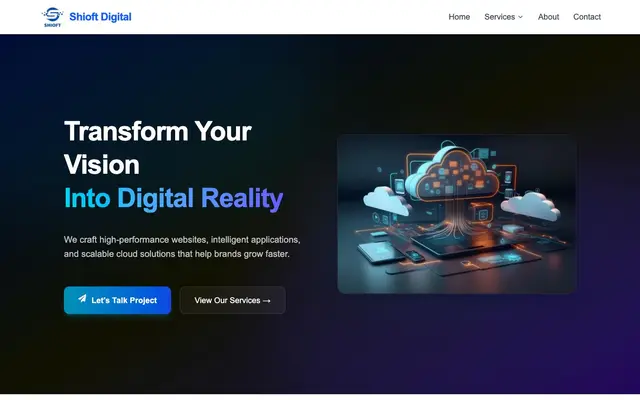 Shioft Digital Service Pvt Ltd website