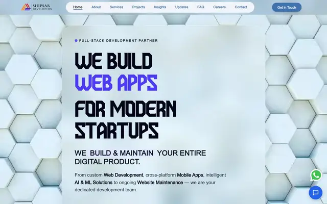 Shipsar Developers | Web & Mobile App Development Delhi website