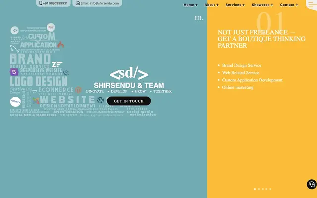 Shirsendu & Team website
