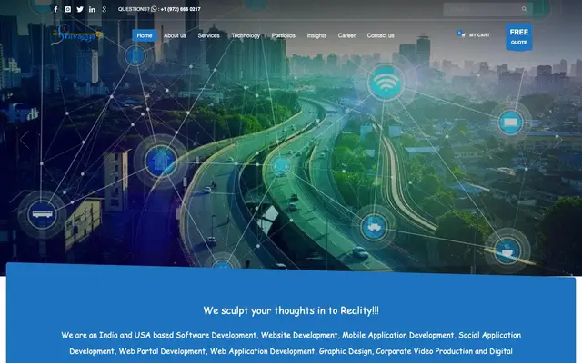 Shivagya Infosoft website