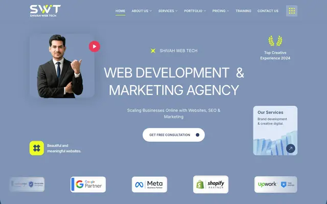 Shivah Web Tech Private Limited website