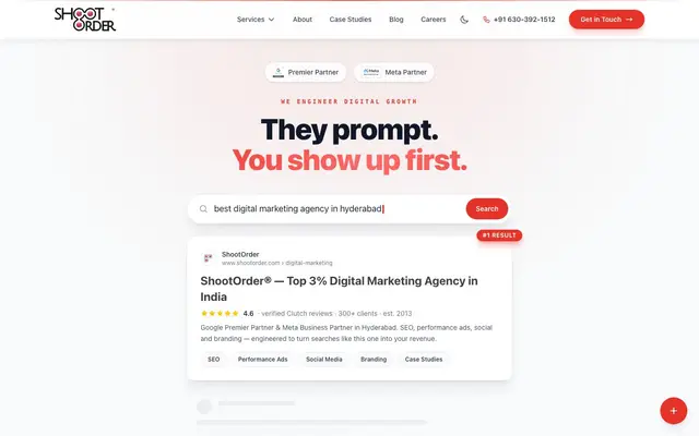 ShootOrder website