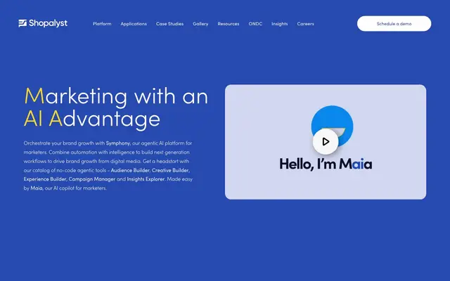 Shopalyst website