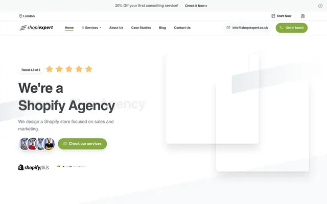 Shopiexpert LTD website