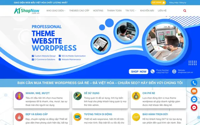 Công Ty TNHH Công Nghệ Phần Mềm An Thịnh website