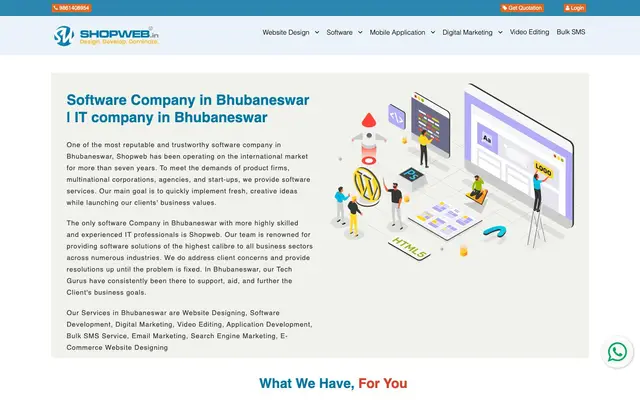 Shopweb website
