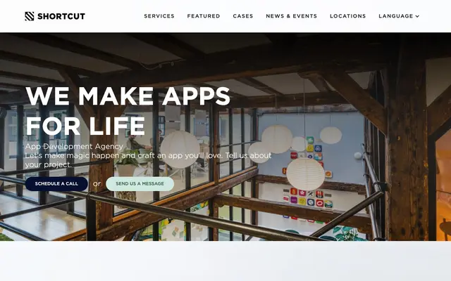 Shortcut website