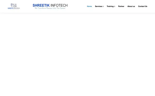 Shreetik Infotech website