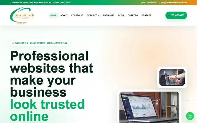 Shri Sai Tech Solutions website