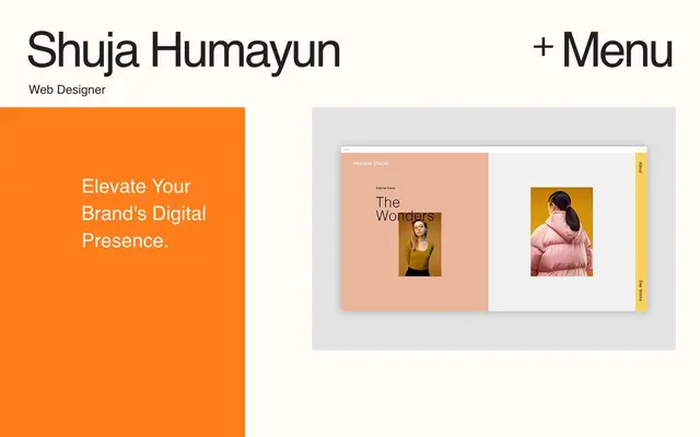 Shuja Humayun - Wix Web designer website