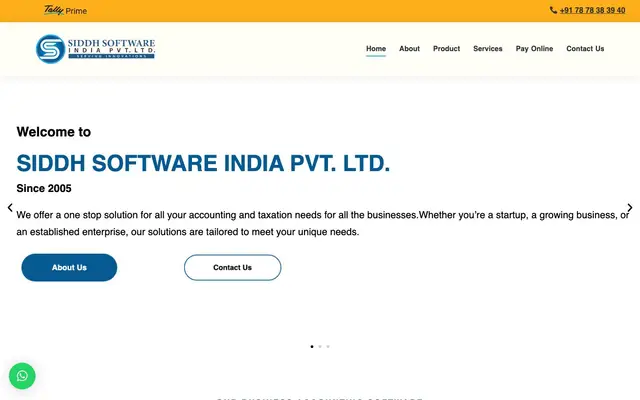 Siddh Software India Private Limited website