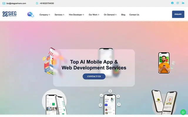 Sieg Partners website