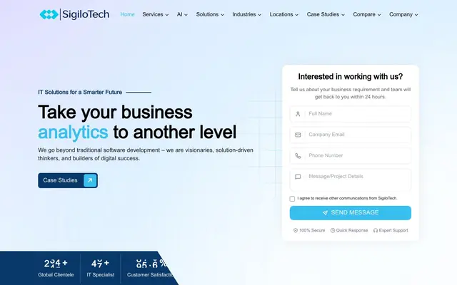 SigiloTech website