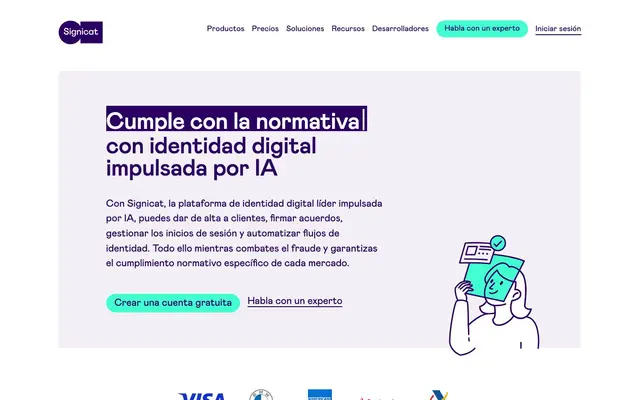 Signicat SLU website