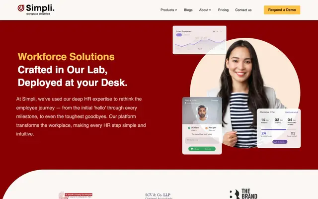 SIMPLI - HR Management Software website