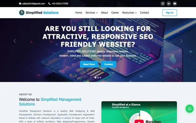 SIMPLIFIED MANAGEMENT SOLUTIONS website