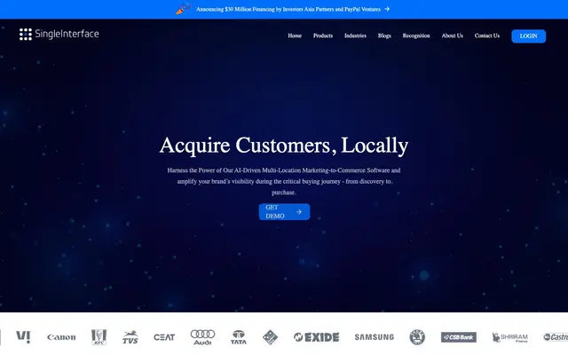 SingleInterface website