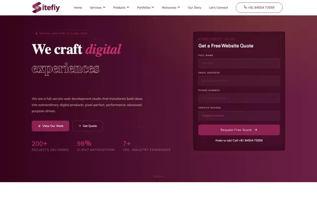 Sitefiy website