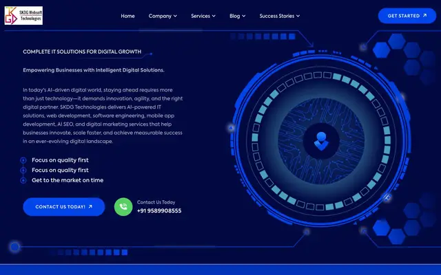 SKDG WEBSOFT TECHNOLOGIES (OPC) PVT. LTD website