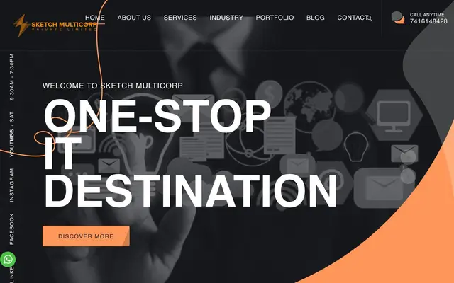 Sketch Multicorp website