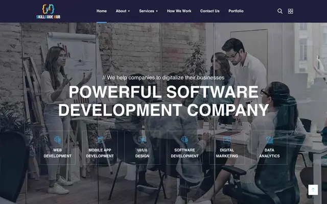 Skillcode Hub website