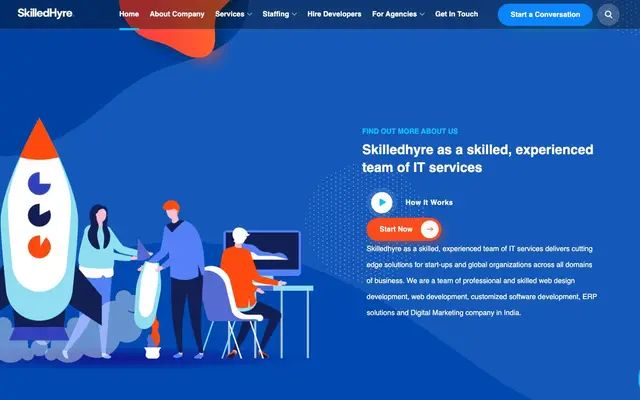 Skilledhyre website