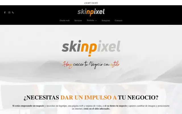 Skinpixel website