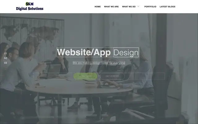 SKM Digital Solutions website