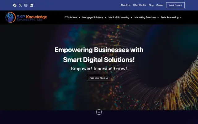 SKP Knowledge Services Pvt Ltd website