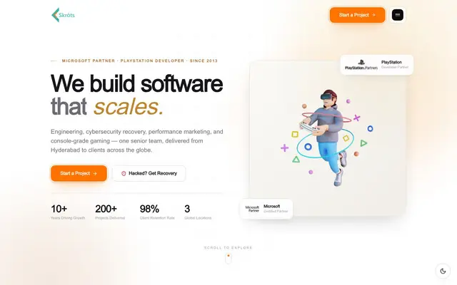 Skróts website