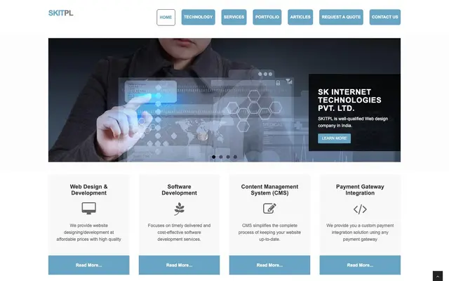 M/s SK Internet Technologies Private Limited website