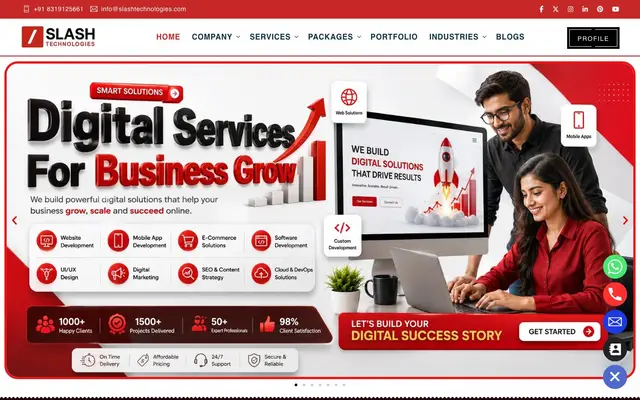 Slash Technologies website