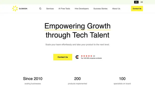 Sloboda Studio website